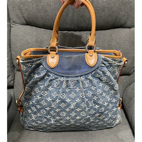 lv brack neo cabby mm|2007 Monogram Denim Neo Cabby MM satchel .